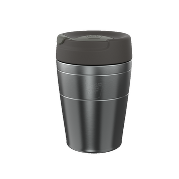 KeepCup Helix Traveller Stainless Steel Reusable Coffee Cup M 12oz - Nitro Gloss