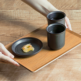 Kinto RIM Tea Cup 180ml - Matte Black