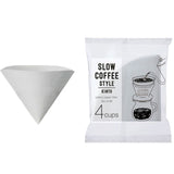 Kinto SCS-04-CP-60 Cotton Paper Filter 4 Cups (60pcs)