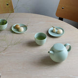 Kinto Pebble Teapot 480ml - Moss Green