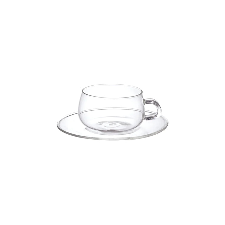 Kinto Unitea Cup & Saucer 230ml Glass Redber Coffee Roasters