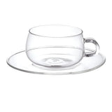 Kinto Unitea Cup & Saucer 230ml Glass Redber Coffee Roasters