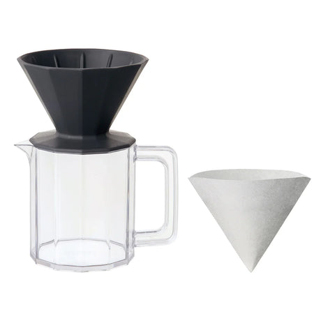 Kinto ALFRESCO 4 Cup Dripper Set - Black