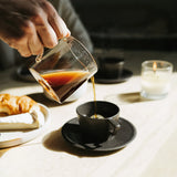 Kinto OCT Cup & Saucer 220ml - Black