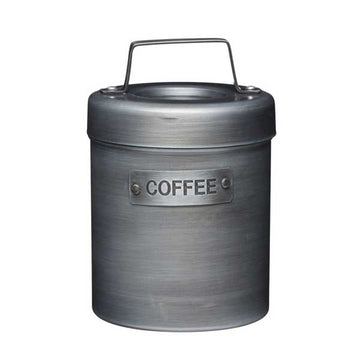 KitchenCraft Industrial Kitchen Vintage-Style Metal Coffee Canister