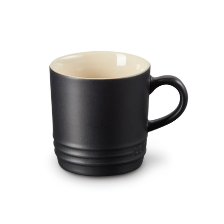 Le Creuset 200ml Cappuccino Mug - Satin Black I Redber Coffee