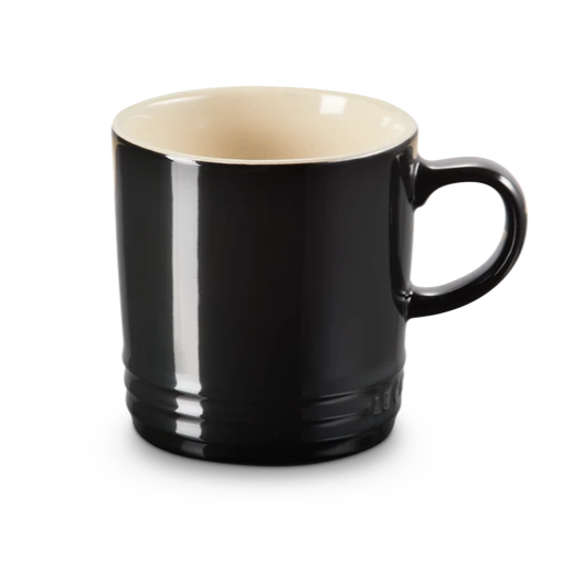 Le Creuset Stoneware Mug - Black Onyx  | Redber Coffee