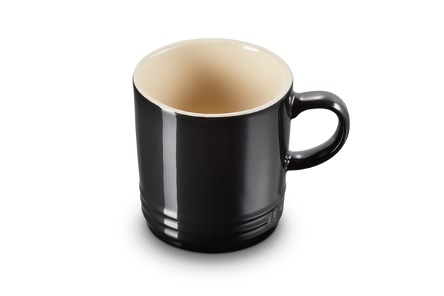 Le Creuset Stoneware Mug - Black Onyx  | Redber Coffee