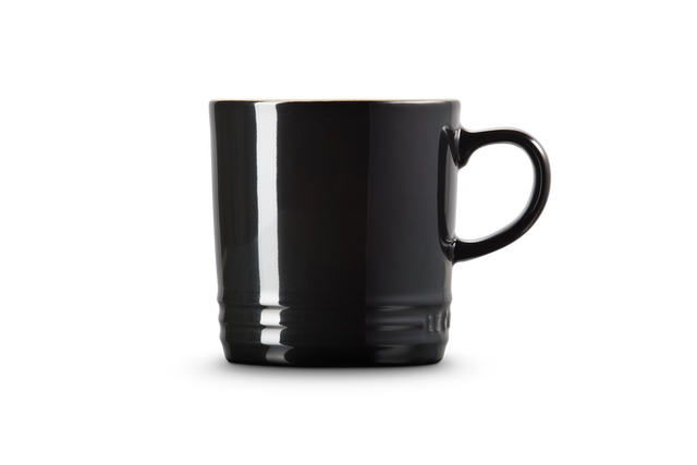 Le Creuset Stoneware Mug - Black Onyx  | Redber Coffee