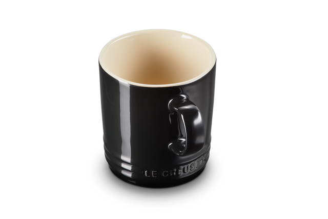 Le Creuset Stoneware Mug - Black Onyx  | Redber Coffee