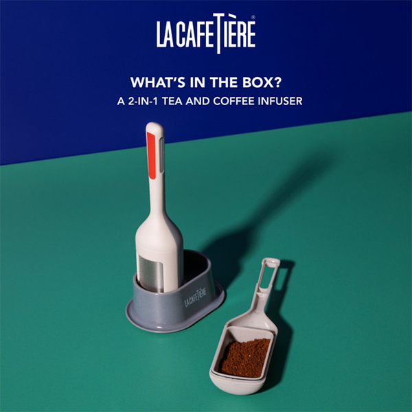 La Cafetière Brewstir 2-IN-1 Tea Coffee Infuser With Storage Resting Stand