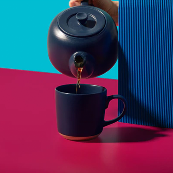 La Cafetière Teapot 600ml (2 Cups) - Navy