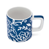 La Cafetière Espresso Cup 120ml - Blue Blu Fiorato