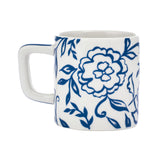 La Cafetière Espresso Cup 120ml - White Blu Fiorato