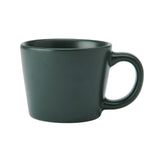 Dark green mug on a white background