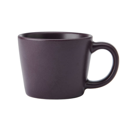Black mug on a white background