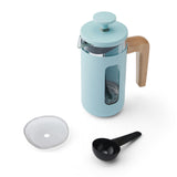 La Cafetière Pisa 3 Cup Cafetiere - Sky Blue