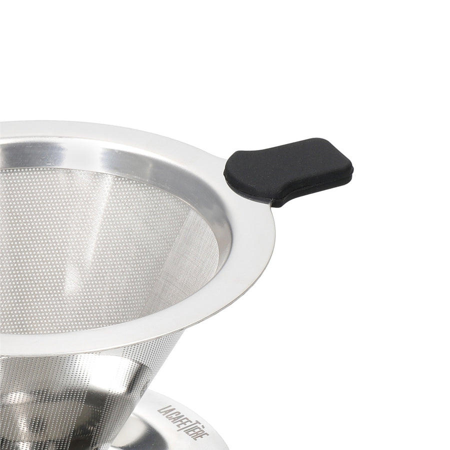 La Cafetière Pour Over Coffee Dripper, Stainless Steel