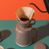 La Cafetière Seville Stoneware Pour Over Set, 2-Cup