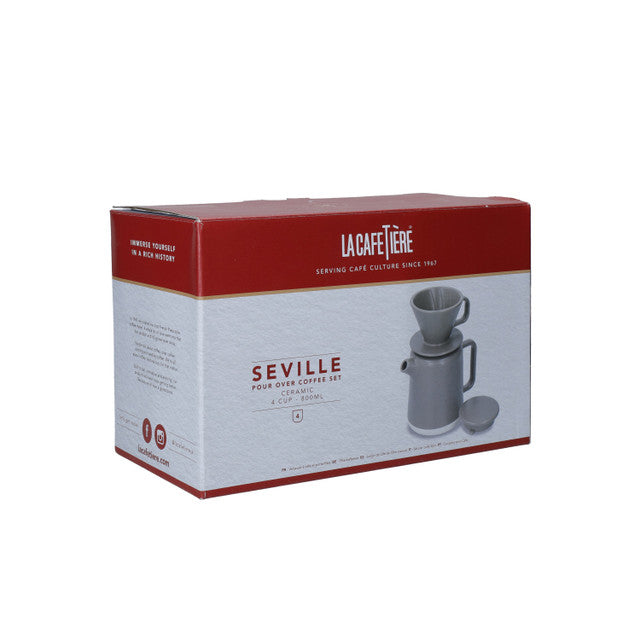 La Cafetière Seville Stoneware Pour Over Set, 2-Cup