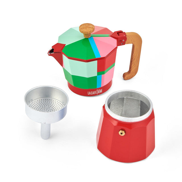 La Cafetière Venice 6 Cup Aluminium Stovetop Coffee Maker - Utopian Lines