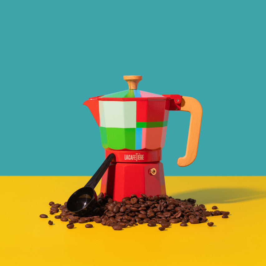 La Cafetière Venice 6 Cup Aluminium Stovetop Coffee Maker - Utopian Lines