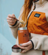 Stanley Classic Legendary Food Jar + Spork 0.4L - Hammertone Clay