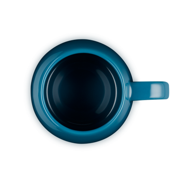 Le Creuset Stoneware Coupe Mug 320ml - Deep Teal