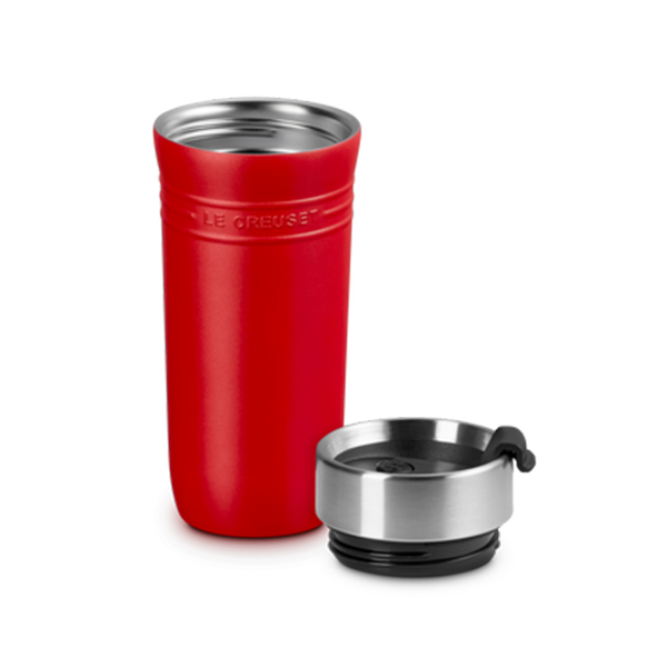 Le Creuset On The Go Travel Mug 350ml - Cerise