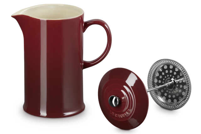 Le Creuset Stoneware Cafetiere 1L - Garnet