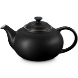 Le Creuset Stoneware Classic Teapot 1.3L - Satin Black