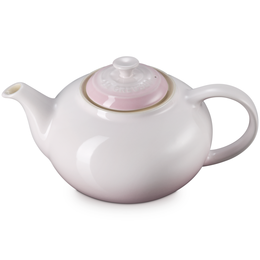 Le Creuset Stoneware Classic Teapot 1.3L - Shell Pink