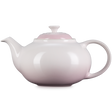 White teapot on a white background