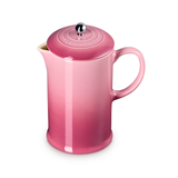 Le Creuset Stoneware Cafetière with Metal Press 1L - Rose Quartz