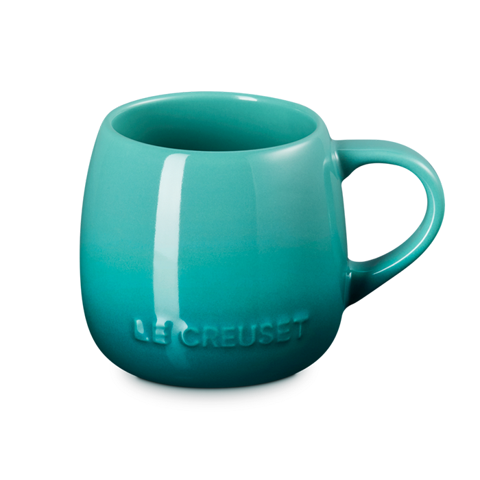 Le Creuset Stoneware Coupe Mug 320ml - Bleu Riviera
