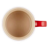 Le Creuset Stoneware Holly 200ml Cappuccino Mug - Cerise I Redber Coffee