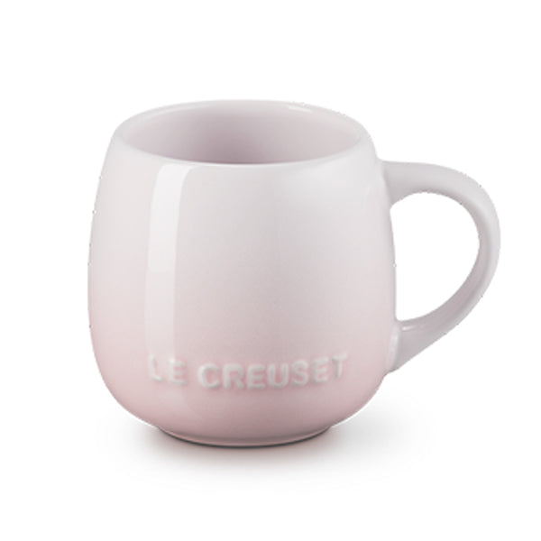 LE CREUSET 小型スープカップ ホワイト ピンク Le Creuset Stoneware Mug Shell Pink Redber Coffee