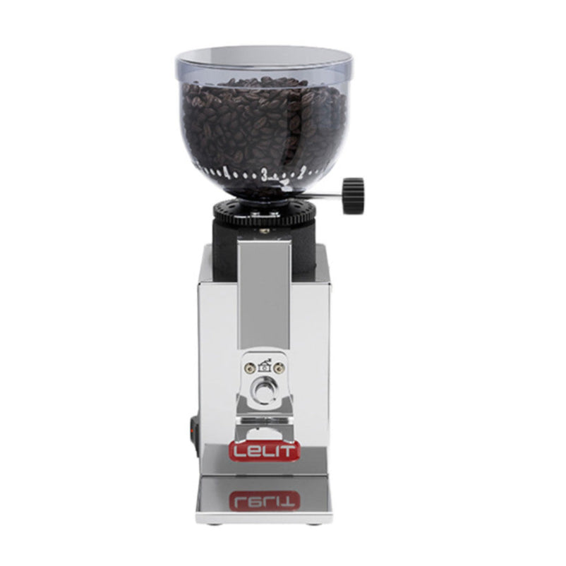Lelit Fred Prima On-demand Burr Coffee Grinder - Polished Stainless Steel