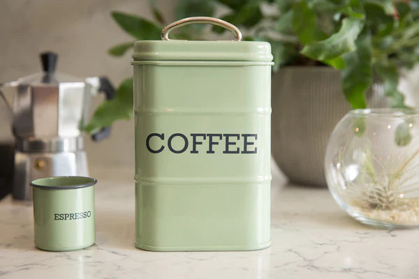 Living Nostalgia Coffee Storage Canister - Green