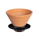 Loveramics Flatbed Coffee Dripper 200ml with Holder - Orange