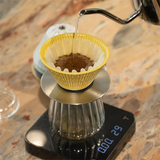 Loveramics Flatbed Coffee Dripper 200ml with Holder - Yellow