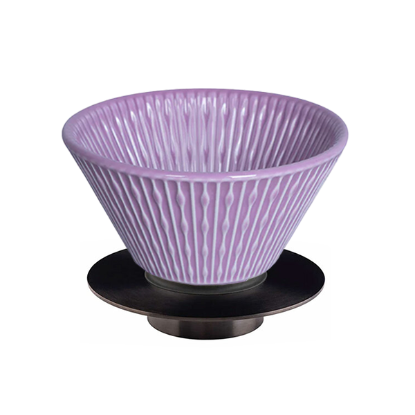 Loveramics Flatbed Coffee Dripper 200ml with Holder - Purple