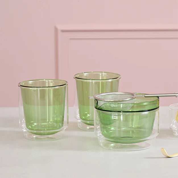 Hario Double-walled Matcha Cup 370ml - Green