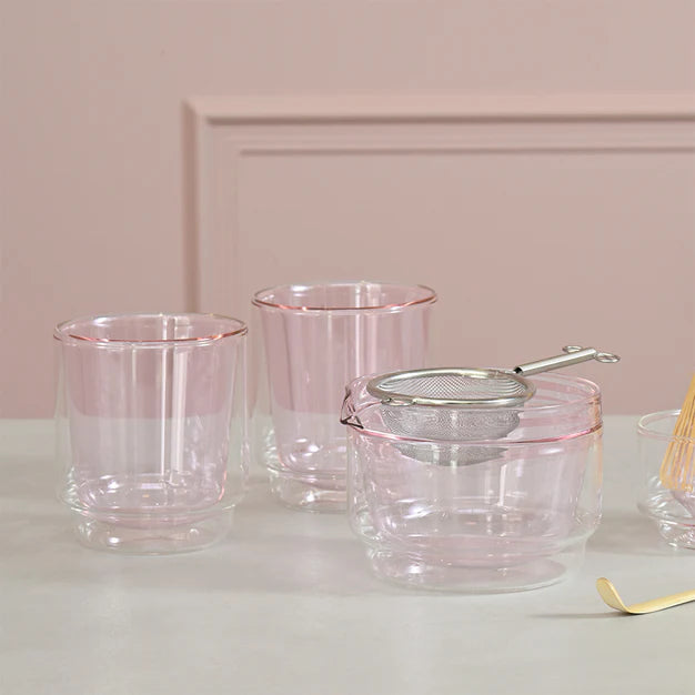 Hario Double-walled Matcha Cup 370ml - Pink