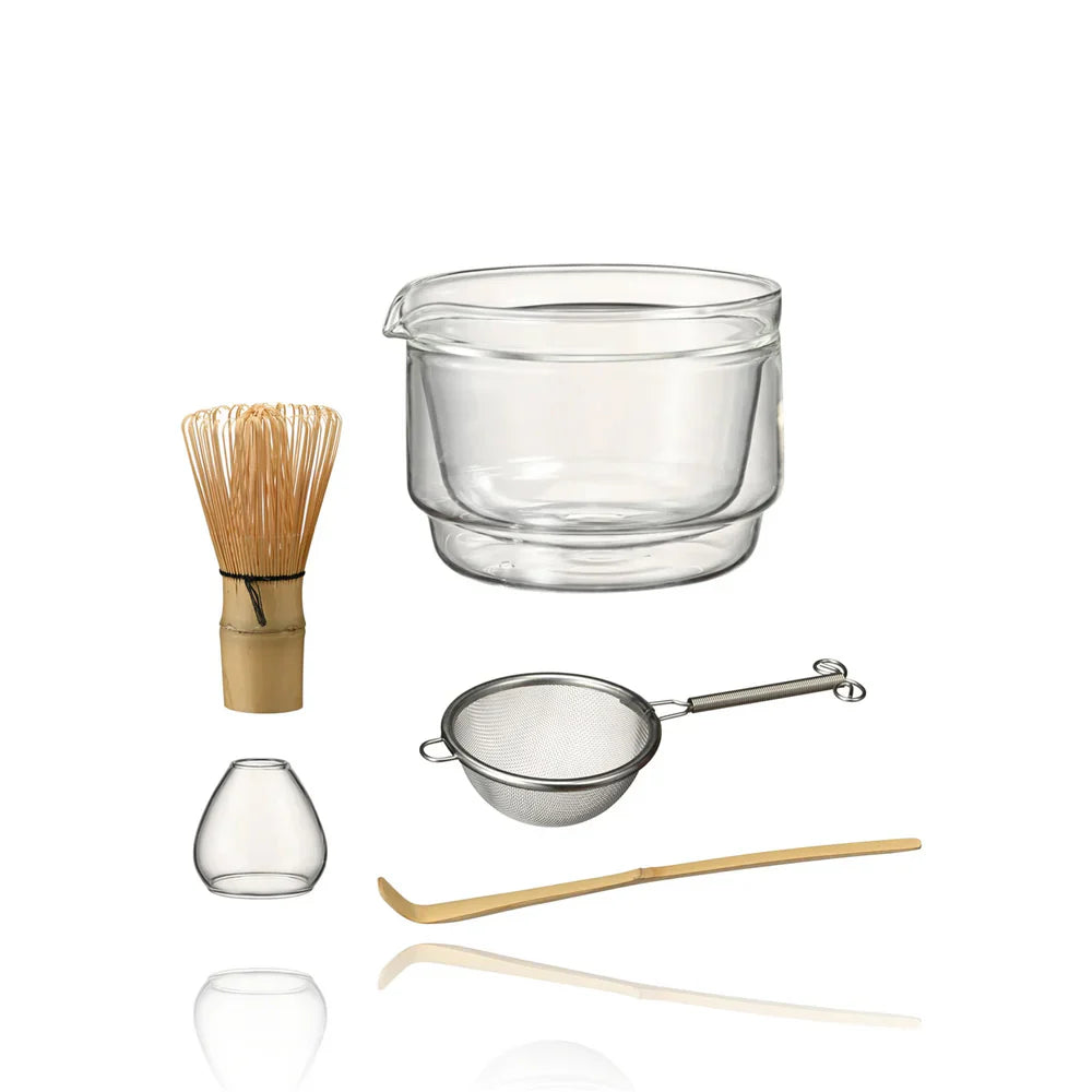 Hario Matcha Collection Tea Set - Clear