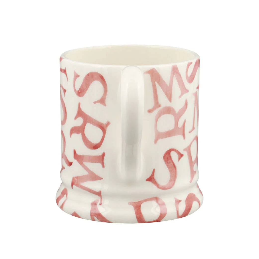 Emma Bridgewater M.R.S Pink 1/2 Pint Mug