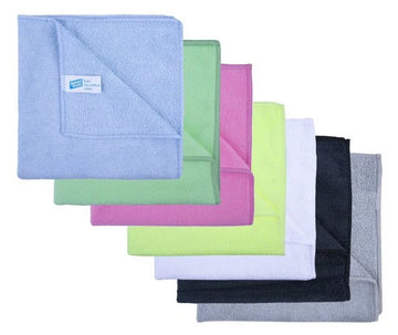 Microfibre Cloth - Economy - Blue - Pack of 10 | Redber Coffee