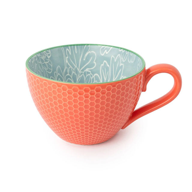 Mikasa Stoneware Mug, 330ml - Grey Floral