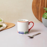 Mikasa Straight-Sided Porcelain Mug, 280ml - Camper Van, Redber Coffee