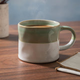 Mikasa Ombre Green and White Mug, 350ml